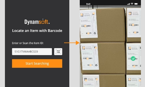screenshot of Dynamsoft Batch Barcode Scan